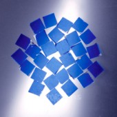 Krakelovaná mozaika 30x10mm - modrá
