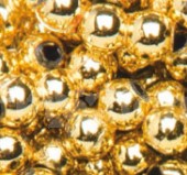 Deko-perličky 10mm, 140ks - zlaté
