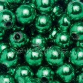 Deko-perličky 8mm, 300ks - tmavě zelené