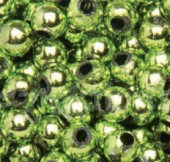 Deko-perličky 8mm, 300ks - světle zelené