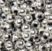 Deko-perličky 6mm, 650ks - stříbrné