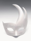 Benátská maska - Oheň 16x19cm, polyresin
