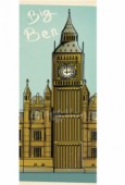 Décu papír rýžový 60x24cm - London - Big Ben