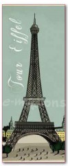 Décu papír rýžový 60x24cm - Tour Eiffel