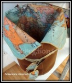 Filc s potiskem 50x70 - Mapa světa