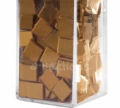 Zrcadlová mozaika zlatá 10x10mm, 200g