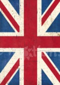 Filc s potiskem 15x21 - Britská vlajka