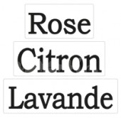 Reliéfní podložky: Rose Citron Lavande