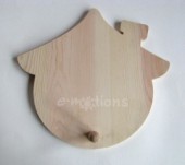 Dřevěný věšáček - domeček