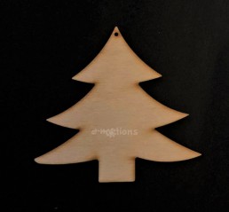 Dřevěný vánoční stromek 10cm