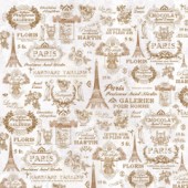 Décu papír rýžový 50x50cm - PARIS - Tour Eiffel