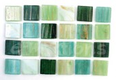 Mozaika skl. Deluxe 2x2cm - zelené tóny, 500g