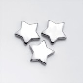Metal Pearls - Hvězda stříbrná 25mm
