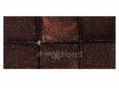 Metalická akryl.mozaika 1x1cm- mahagon
