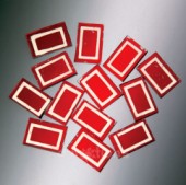 MATTRIX mozaika obdélník - červená