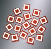 MATTRIX mozaika čtverec - červená