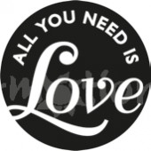 Reliéfní podložka: All you need is Love 