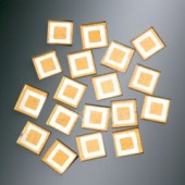 MATTRIX mozaika čtverec - zlatá